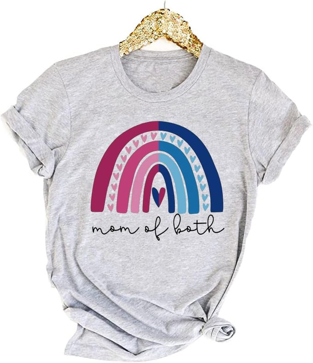 Womens Boy Mama Shirt Casual Letter Printed Boy Mom T-Shirts Short Sleeve Mother's Day Graphic Tee Tops Mother Shirt