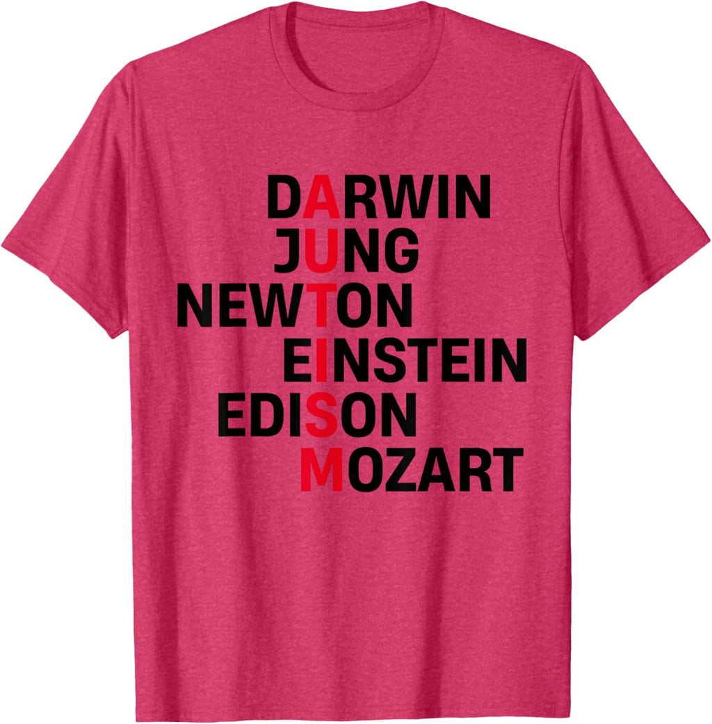 Darwin Jung Newton Einstein Edison Mozart Autism Awareness