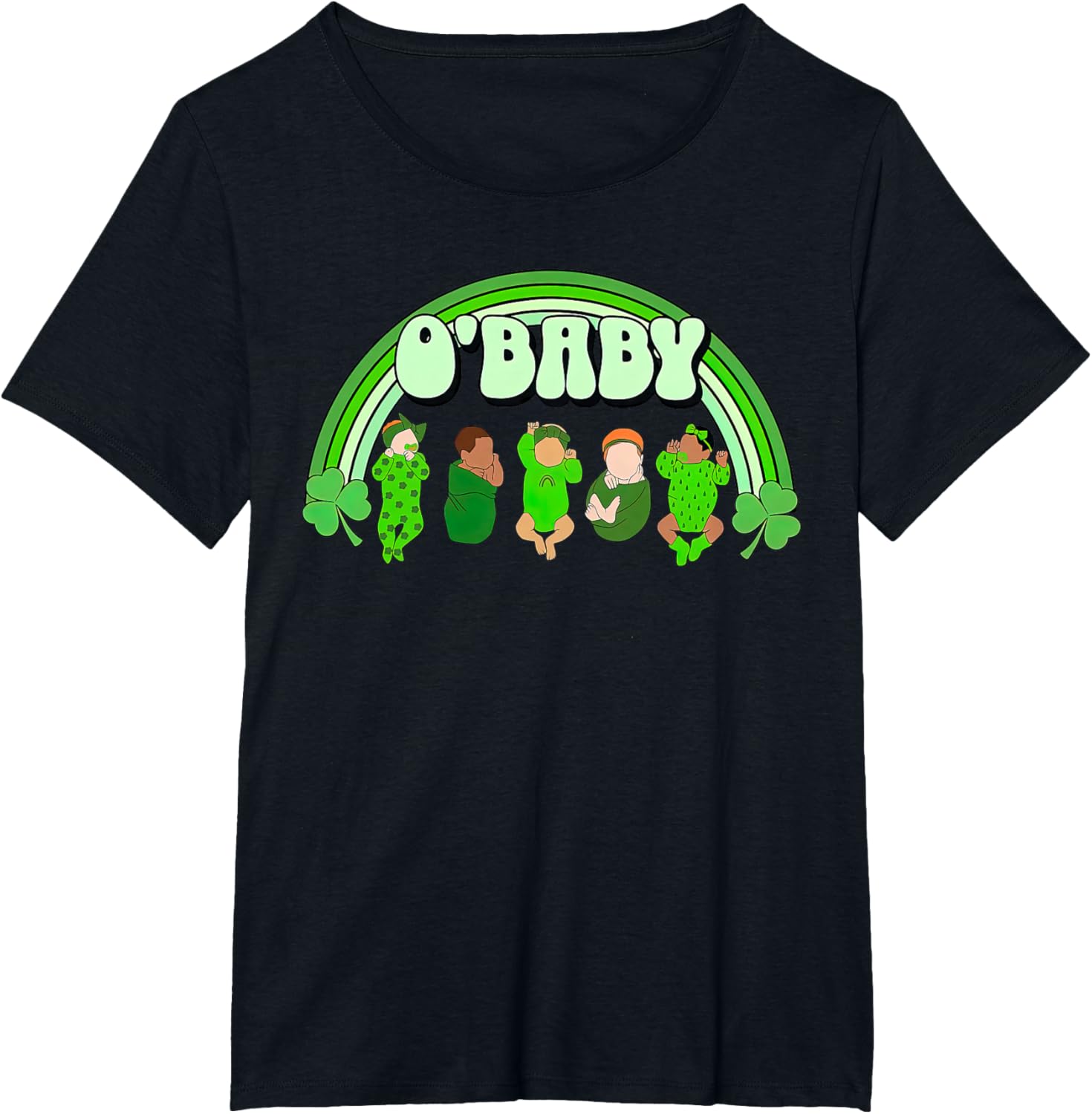 Rainbow Labor And Delivery Nurse Saint Patrick's Day NICU