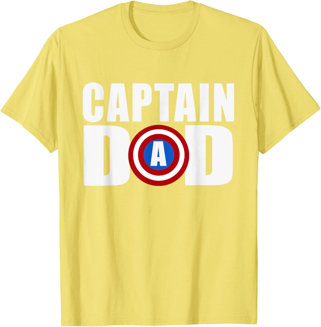 Funny Super Captain Dad Superhero Fathers Day
