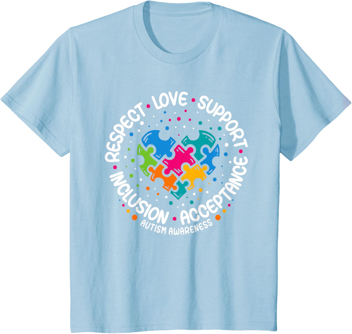 Autism Awareness Respect Love Support Blue Autism