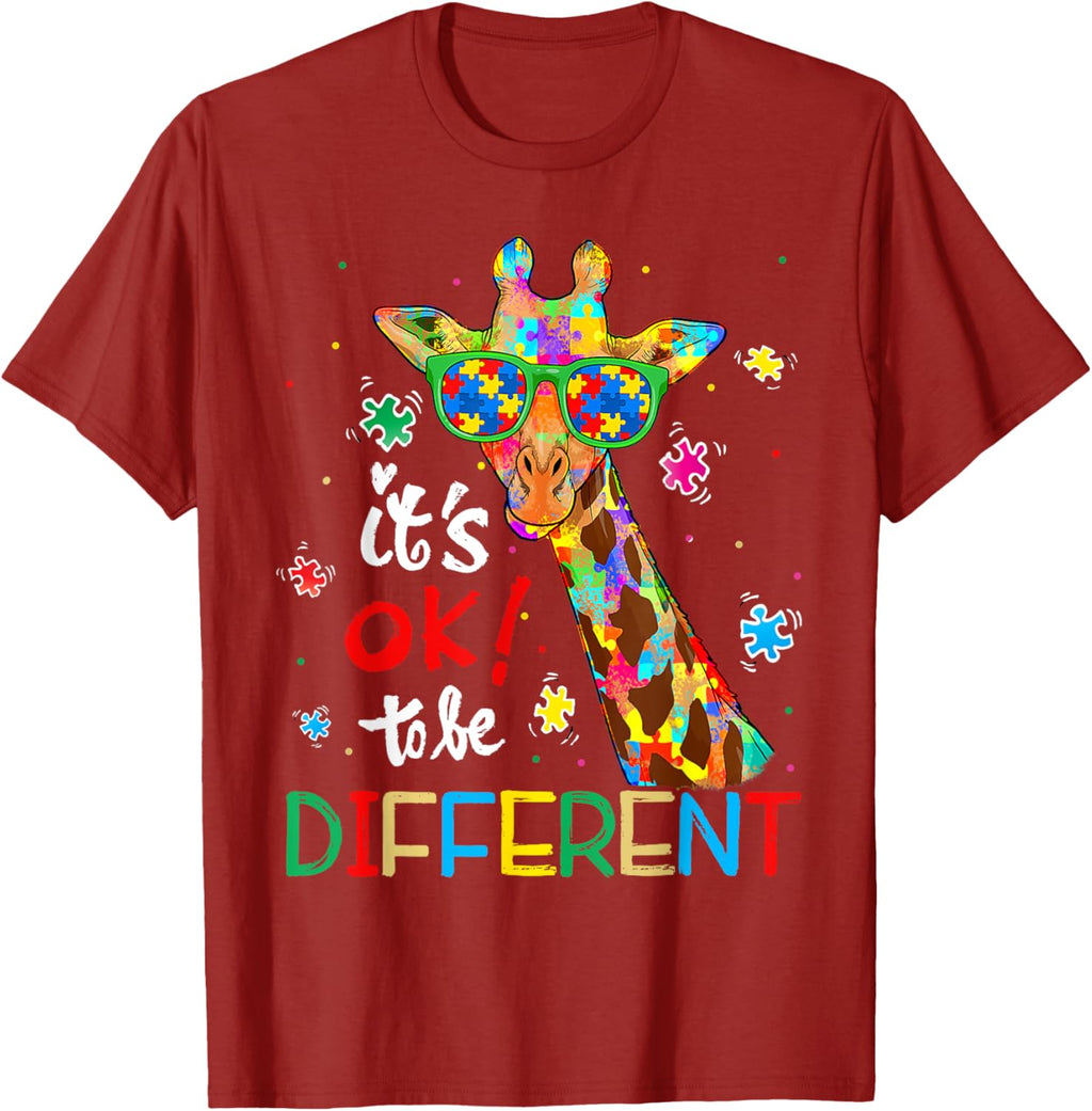 Autism Awareness Acceptance Women Kid Its Ok To Be Different
