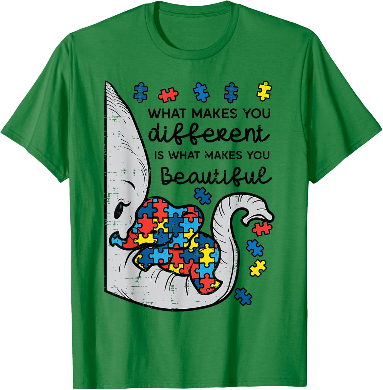 What Makes You Different Beautiful Elephant Autism Awareness