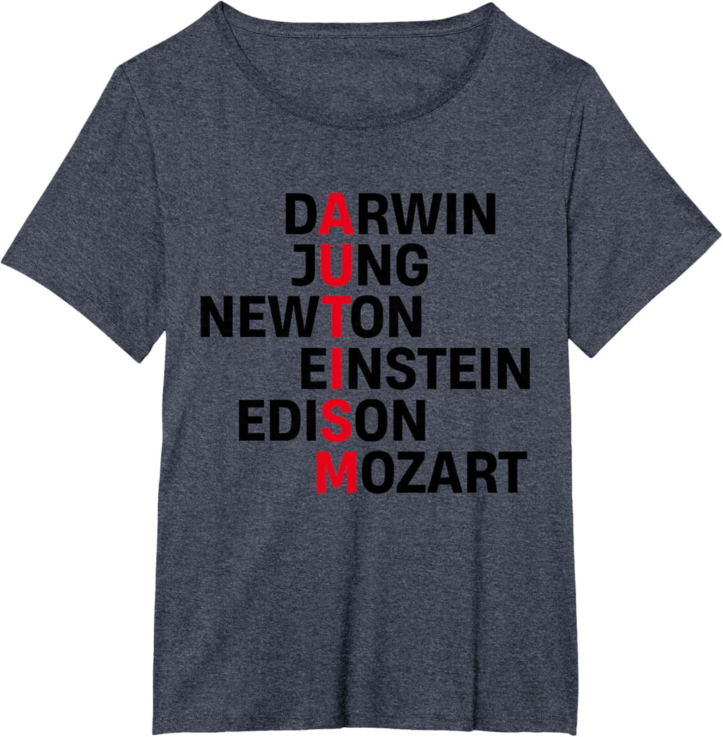Darwin Jung Newton Einstein Edison Mozart Autism Awareness