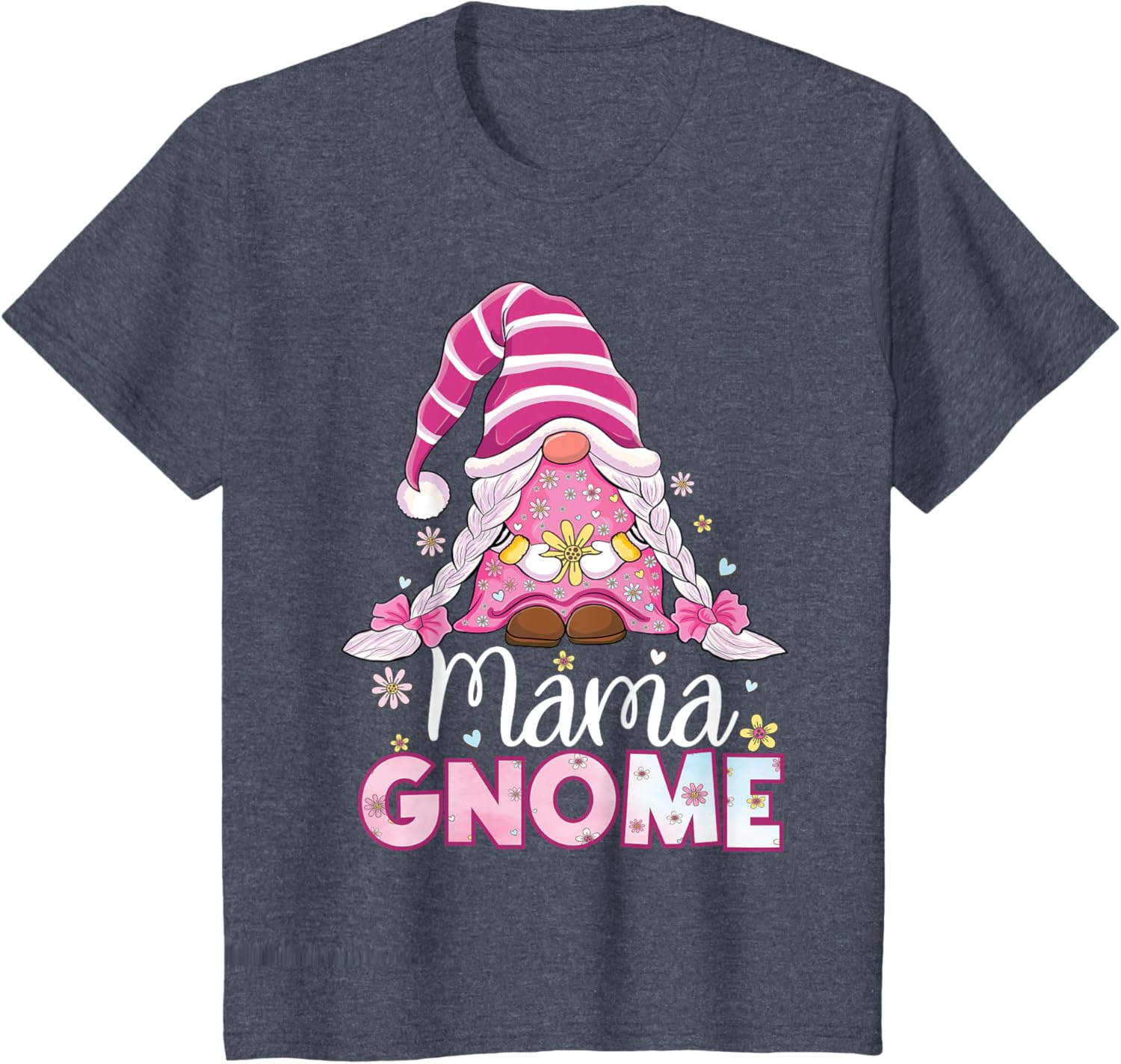 Flower For Mom Gnomies Cute Gnome Mom Happy Mother's Day