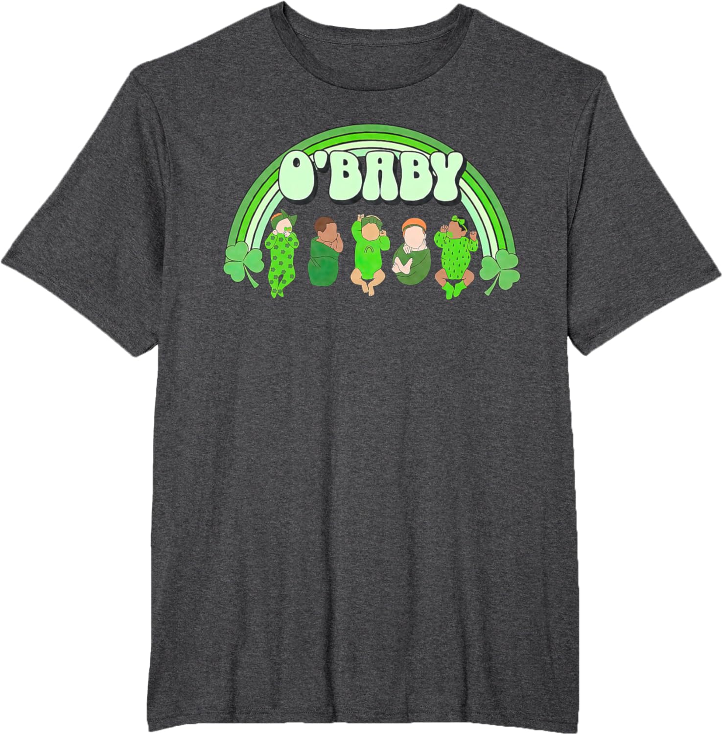 Rainbow Labor And Delivery Nurse Saint Patrick's Day NICU