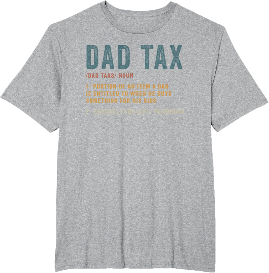 Vintage Dad Tax Definition Men Funny Father's Day